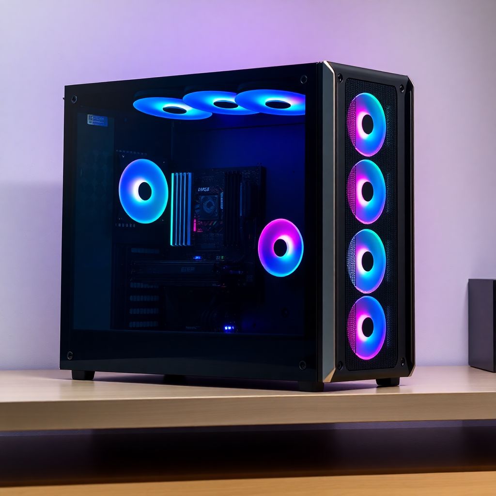 Корпус Fsp S380: компактный microatx с панорамным стеклом и Argb-вентиляторами