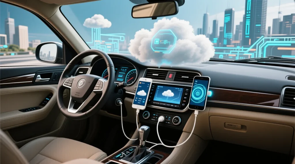 Технологии в автомобилях: обзор мультимедиа, навигации и интеграции со смартфоном - иллюстрация